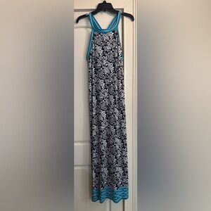 Black and White Pencil Maxi Dress